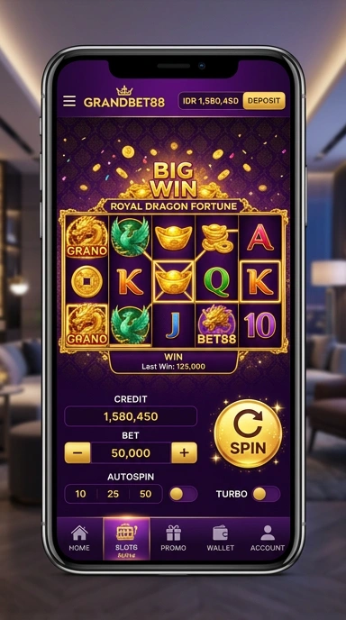 Tampilan fitur menarik dalam aplikasi grandbet88 untuk meningkatkan pengalaman pengguna.